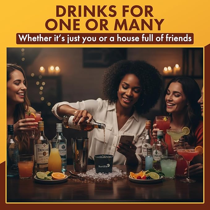 App-Guided Cocktail Maker — The Free App Shows You Where to Fill — Make 500+ Easy, Perfect Cocktails — Best Gift for Cocktail Lovers