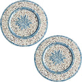 i-lan 2Pack 13" Mother Of Pearl Decorative Charger Plates for Display,Sea Shell Embedded Wood Charger Plates for Dining, Party,Diner Table Modern and Rustic Decorative Placemats,Green Ray