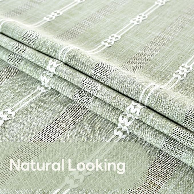 Heavy Duty Cotton Table Cloth for Rectangle Table Sage Green Tablecloth Rectangular Farmhouse Vintage Washable Rustic Table Cover (Sage Green,52''x120'')
