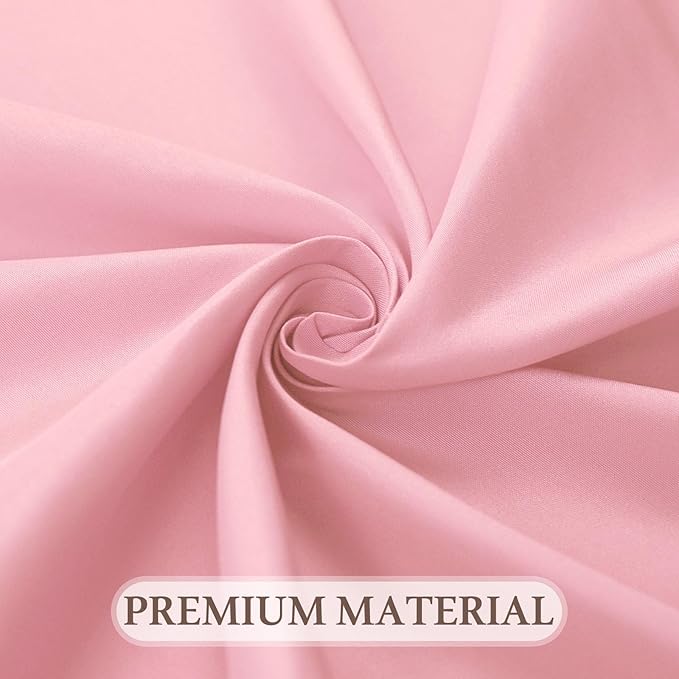 8 Pack Pink Round Tablecloth 90 Inch Valentine’s Day Table Cloth for Round Tables, Washable Polyester Fabric Stain and Wrinkle Resistant Decorative Table Cover for Wedding Party Dining Banquet