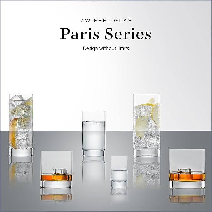 ZWIESEL GLAS Paris Long Drink Glass 11 Ounce (Set of 6), Drinking Glasses for Long Drinks, Dishwasher-Safe Tritan Crystal Glasses, Made in Germany