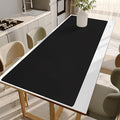 Extra Large Silicone Mat for Kitchen Counter,20"x80" Heat Resistant Mats for Countertop,New Skin-Friendly Material Quartz Countertop Protector Mats,Freely Cuttable (Black,1.6 mm Thick)