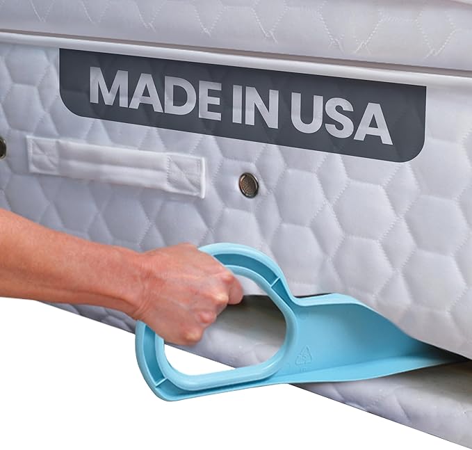 Mattress Lifter & Bed Maker Tool for Changing Bed| Patented & Made in USA | Lifts & Holds The Mattress, Tucks Sheets, Removes Sheets, Bed Skirts and More