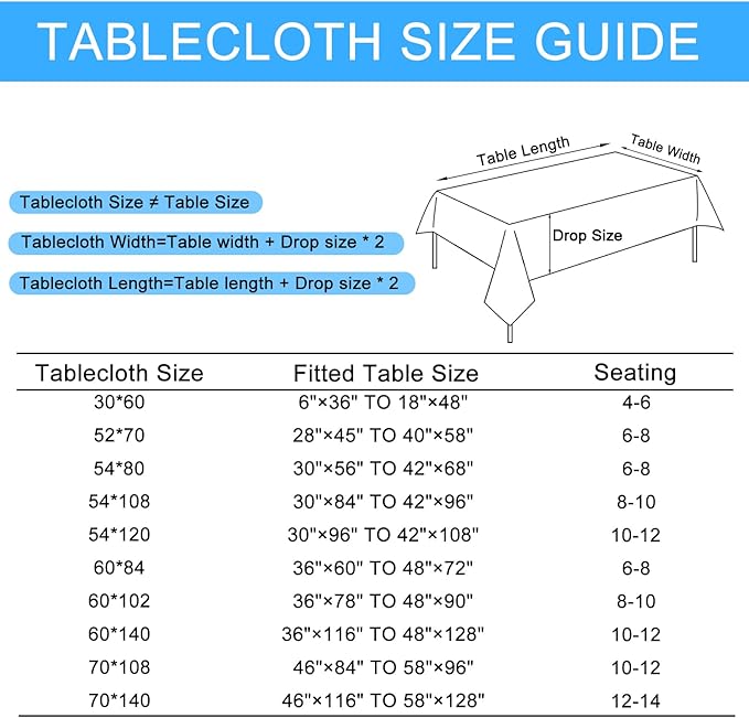 JIUZHEN Faux Linen Rectangle Tablecloth, Wrinkle Stain Resistant Farmhouse Textured Table Cloth Decorative Fabric for Kitchen, Dining, Party, Wedding,Outdoor Use,90 x 156 Inch,White