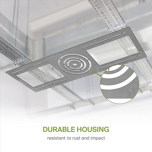 ASD 72 Pack New Construction Mounting Plate with Symmetric Round Hole - 3-4-6" Flat Steel Rough-in Wafer Light Bracket, LED Recessed Lighting Housing