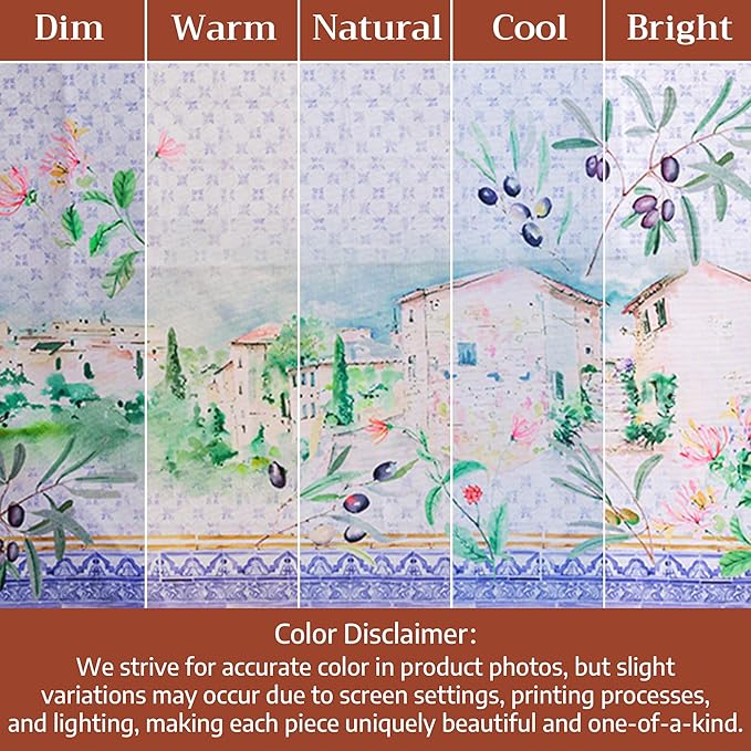 Maison d' Hermine Premium Table Cloth Rectangle Table 100% Combed Cotton 108 x 70 Inches Tablecloth Reusable Decorative for Dining Room, Farmhouse, Home, Party, Festive & Wedding - Luberon