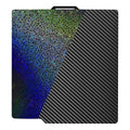 Flexible Rainbow Starry PEY+Carbon Fiber PET Spring Steel Plate for Bambu Lab X1 X1C X1E P1P P1S P2S A1, Double Sided Textured PEY PET Build Plate 257x257mm for Bambu 3D Printers