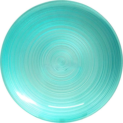 " OCCASIONS " 120 Plates Pack,(60 Guests) Premium Wedding Party Disposable Plastic Plates Set -60 x 10'' Dinner + 60 x 7'' Salad/Dessert (Belize, Aqua)