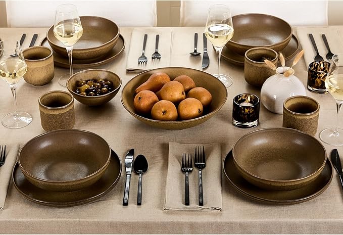 Solino Home Natural Linen Tablecloth 60 x 156 Inch - 100% Pure Linen Table Cloth for Rectangle Tables - Fete, Machine Washable Tablecloth for Spring, Easter