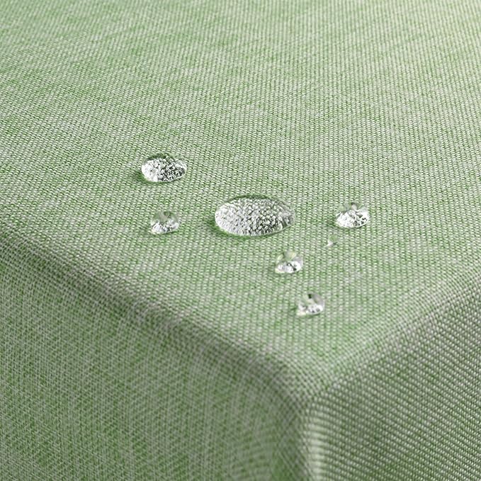 Softalker Rectangle Tablecloth 60 x 104 Inch Sage Green Spring Tablecloths Linen Textured Stain and Wrinkle Resistant Decorative Dining Table Cover for Summer Outdoor, Tea Party, Birthday, Coffee
