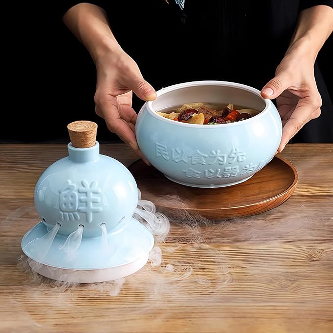 1 Pcs, Top Ceramic Chinese Tableware Set, Unique Hu Lu/Hulu for Chinese Restaurants, Dry Ice Ceramic Plates, Bone China Dinnerware Set, Fine China