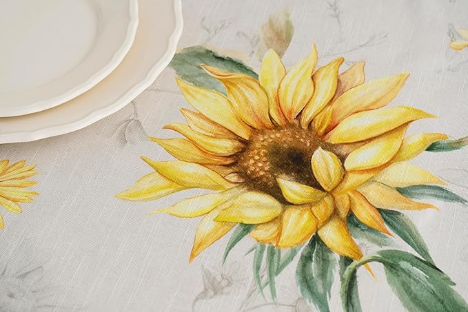 Maison d' Hermine Table Cloth Rectangle Table 100% Cotton 70 x 120 Inches Tablecloth Reusable Decorative for Dining Room Farmhouse Home Valentines Day Decorations Spring Summer - Candice