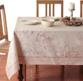 Maison d' Hermine Premium Table Cloth Rectangle Table 100% Combed Cotton 140 x 70 Inches Tablecloth Reusable Decorative for Dining Room, Farmhouse, Home, Party, Festive & Wedding - Society Florals