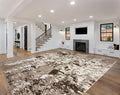 Keen Home Design Area Rugs - 9x12 Non-Shedding, Abstract Rugs for Kitchen, Living Room, Bedroom, Dining Room, Entryway - Size: 9'2" x 11'11", Multi