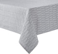 Martha Stewart Honeycomb Modern Farmhouse Tablecloth, Charcoal Grey, 60"x120"