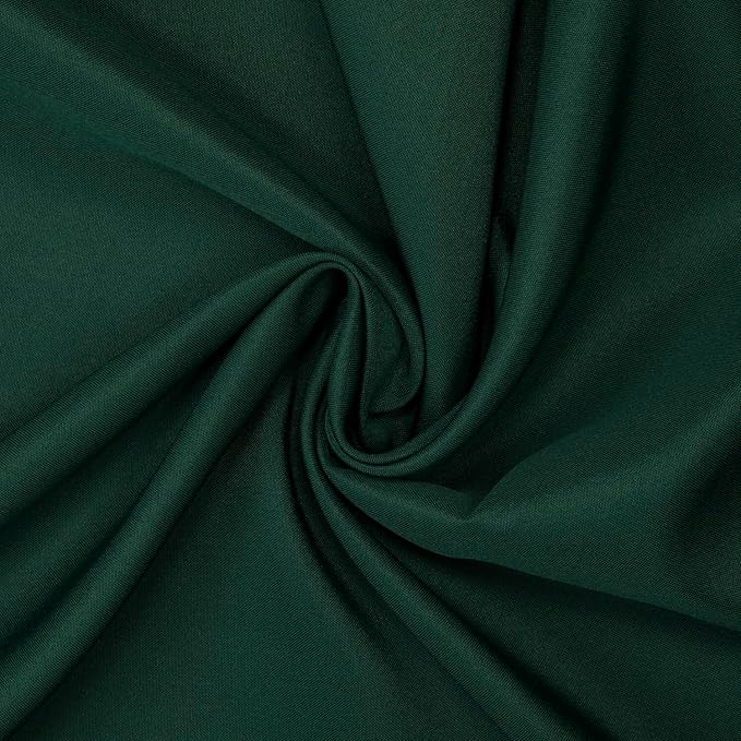 Gee Di Moda Round Tablecloth - 70 Inch Hunter Green Round Table Cloth for 24 to 48 Inch Round Tables - Heavy Duty Washable Fabric - for Buffet Table, Holiday Party, Dinner, Wedding & Baby Shower