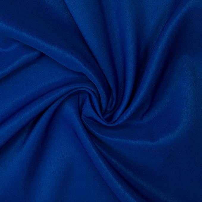 Gee Di Moda Round Tablecloth - 120 Inch Royal Blue Round Table Cloth for 60 to 96 Inch Round Tables - Heavy Duty Washable Fabric - for Buffet Table, Holiday Party, Dinner, Wedding & Baby Shower