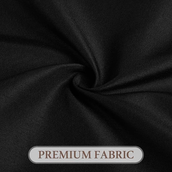 8 Pack Round Tablecloth 90 Inch Black Table Cloth for Round Tables, Washable Polyester Tablecloth Stain and Wrinkle Resistant Decorative Table Cloth for Wedding Party Dining Banquet