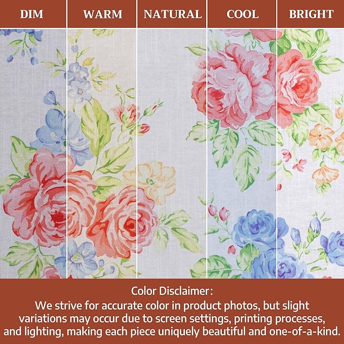 Maison d' Hermine Table Cloth Rectangle Table 100% Cotton 70 x 140 Inches Tablecloth Reusable Decorative for Dining Room Farmhouse Home Valentines Day Decorations Spring Summer - Vintage Floral