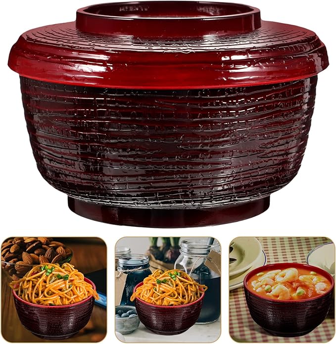 Luxshiny Japanese Bowl Minimalist Design for Rice and Soup Smooth Finish for Home Dining Cultural Aesthetics Polished Craftsmanship for Snacks and Instant Noodles