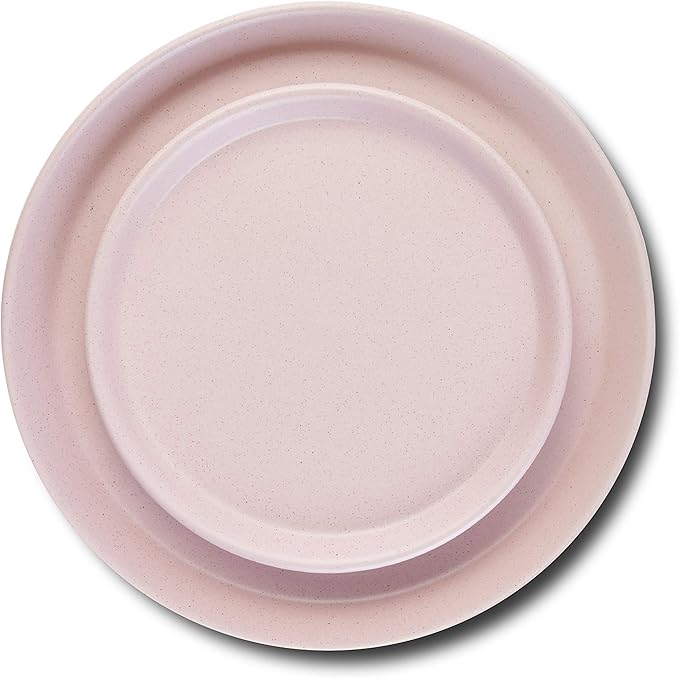 SERVICE FOR 4 - Total of 16 pieces including 8 dinner plates (10”), 4 salad plates (7.5”), 4 bowls (5.75”), and 4 mugs (12 oz), making it the perfect set to service 4 people