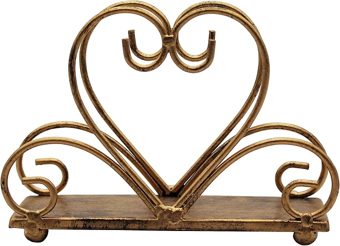 Metal Table Napkin Holder Freestanding Tissue Dispenser, Bronze