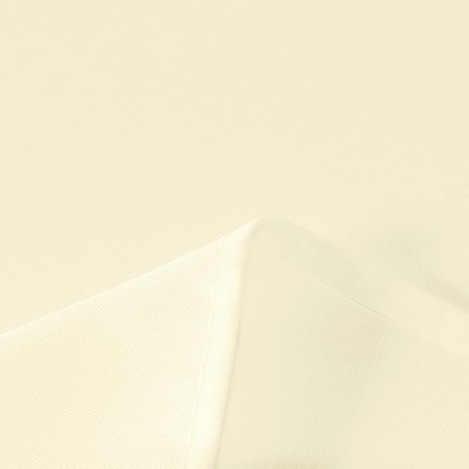 sancua Rectangle Tablecloth - 90 x 156 Inch - Water Resistant Spill Proof Washable Polyester Table Cloth, Decorative Fabric Table Cover for Dining Tables, Buffet Parties and Camping, Beige