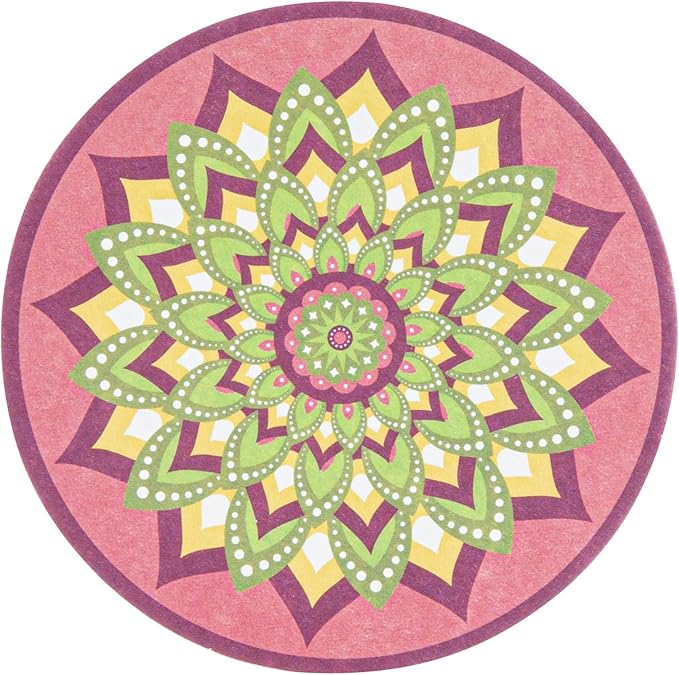 Restaurantware Super Absorbent Coasters 480 Case 4 Inch Assorted Paper Bar Coasters High-Density Pulpboard Beverage Coasters Moisture-Absorbing Durable Drink Coasters - Assorted Designs