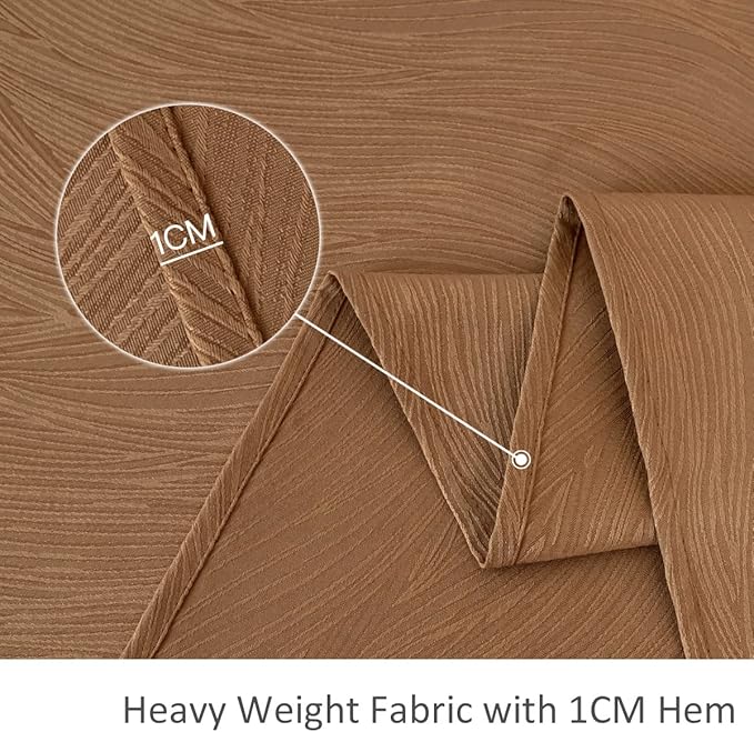 maxmill Harvest Swirl Design Table Cloth Waterproof Wrinkle Resistance Heavy Weight Soft Tablecloth for Fall Harvest Thanksgiving Dinning Tabletop Decoration Square 70 x 70 Inch, Fall Leaf