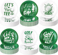 60 Pcs Golf Party Decorations 7 Inch Golf Party Paper Plates for Birthday Table Supplies Lets Par Tee Plates Disposable Sports Dessert Tableware for Holiday Baby Shower Favors