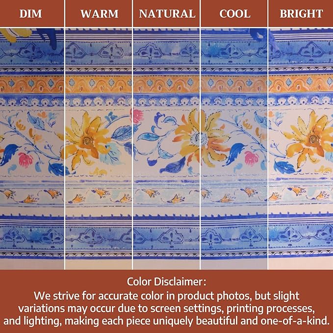 Maison d' Hermine Table Cloth Rectangle Table 100% Cotton 60 x 90 Inches Tablecloth Reusable Decorative for Dining Room Farmhouse Home Valentines Day Decorations Spring Summer - Girassol