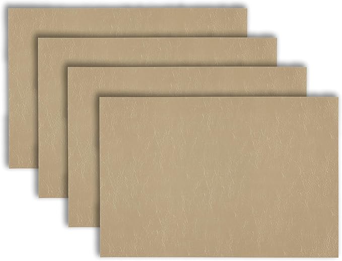 Placemats Set of 4 12" x 18" Heat-Resistant Table Mats for Dining Table Set for 4 Kitchen & Dining Room Decor Farmhouse, Boho, & Modern Style Easy to Clean, Durable & Stylish Table Decor
