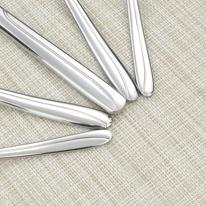 Anbers 80-Piece Stainless Steel Flatware Sets, Dinner Table Cutlery Service for 16
