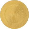 100 Pcs Antique Charger Plates Bulk, 13in Reusable Serving Plates Embossed Rim Plastic Party Dinner Plate Chargers Round Decorative Server Plate for Wedding Party Event Tableware