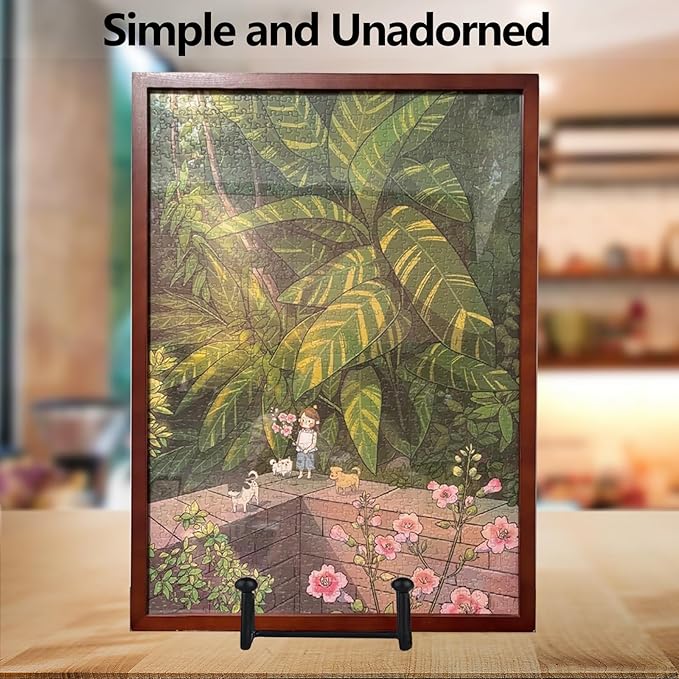 IBosins 5 Pack 16 Inch Plate Holder Display Stands, Large Metal Black Frame Stand for Picture, Book, Photo Easel, Creation, Collectibles