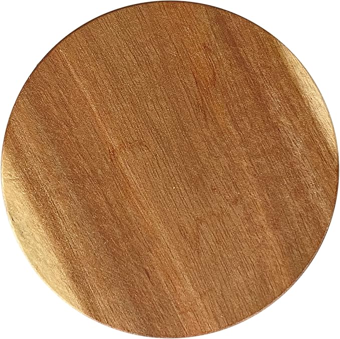 36 Pack Acacia Wood Drink Coasters, 3.68 Inch Round Wooden Acacia Wood Cup Coasters