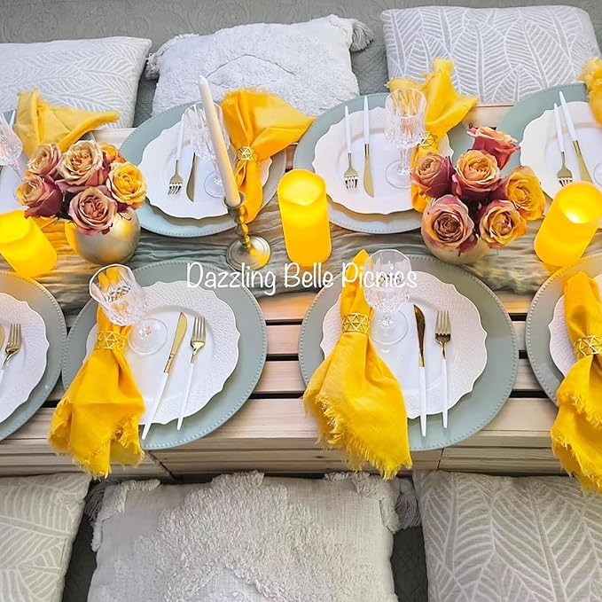 Set of 100 Napkin Rings Gold Metal Hollow Out Napkin Ring, Metal Napkin Rings Dinner Banquet Serviette Decor, Dining Table Setting for Thanksgiving Christmas Halloween Holiday Wedding Party