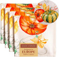 Maison d' Hermine Cloth Napkins Set of 4 100% Cotton for Thanksgiving Christmas Decorations Everyday Reusable Square Fall Napkins Cloth Washable Dinner Party (Lumina, 20"x20")