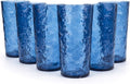 KX-WARE 18-ounce Acrylic Highball Glasses Plastic Tumbler, set of 6 Blue