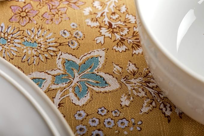 Maison d' Hermine Table Cloth Rectangle Table 100% Cotton 70 x 90 Inches Tablecloth Reusable Decorative for Dining Room Farmhouse Home Valentines Day Decorations Spring Summer - Marquise