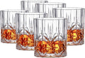 Amazing Abby - Whitney - 14-Ounce Plastic Whiskey Glasses (Set of 6), Plastic Wine Glasses, Reusable, BPA-Free, Shatter-Proof, Dishwasher-Safe, Perfect for Poolside, Outdoors, Camping, and More