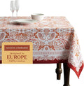 Maison d' Hermine Table Cloth Rectangle Table 100% Cotton 54 x 72 Inches Fall Tablecloth Reusable Everyday Use for Thanksgiving Christmas Decorations Dining Farmhouse Party (Orient)