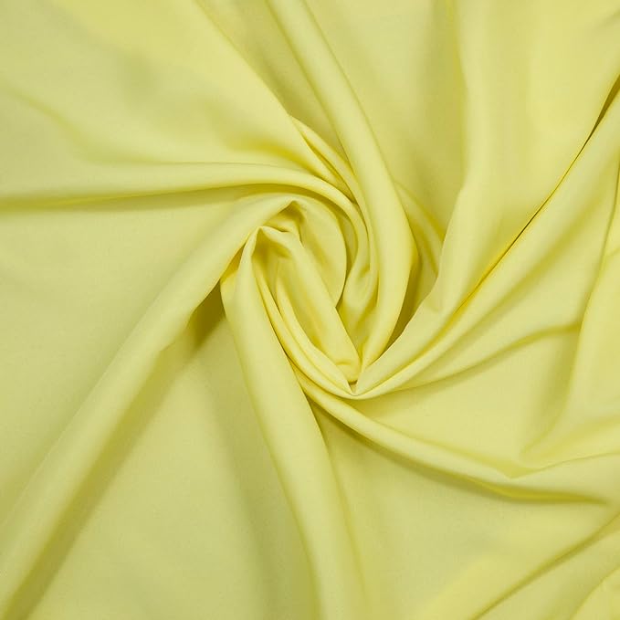 Gee Di Moda Round Tablecloth - 132 Inch Yellow Round Table Cloth for 72 to 96 Inch Round Tables - Heavy Duty Washable Fabric - for Buffet Table, Holiday Party, Dinner, Wedding & Baby Shower