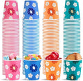 500 Pack 5oz Disposable Paper Cups, Colorful Small Mouthwash Cups for Parties, Picnics, Barbecues, Travel, Events