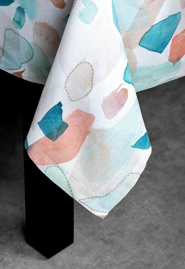 Maison d' Hermine Table Cloth Rectangle Table 100% Cotton 60 x 108 Inches Tablecloth Reusable Decorative for Dining Room Farmhouse Home Valentines Day Decorations Spring Summer - Summer Picnic
