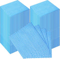 300 Pcs Disposable Dish Cloths for Kitchen Disposable Cleaning Cloth and Towels Handy Cleaning Wipes Disposable-Rags for Kitchen and Office(Blue)