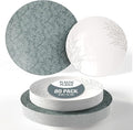 Trendables Disposable Dinnerware Decorative Plates Plastic Disposable Plates Set For 40 Guests 40 x 8 Inch Dessert Plate & 40 x 10 Inch Wedding Party Plate Set Aleh
