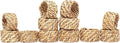 Lightnpro Natural Sea Grass Decorative Napkin Rings Set of 12, Serviette Napkin Rings Bulk for Party Decoration, Table Top Décor for Dinning Table, Everyday, Christmas, Easter Family Gatherings