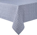 Martha Stewart Honeycomb Modern Farmhouse Tablecloth, Blue, 60"x102"