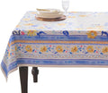 Maison d' Hermine Table Cloth Rectangle Table 100% Cotton 70 x 140 Inches Tablecloth Reusable Decorative for Dining Room Farmhouse Home Valentines Day Decorations Spring Summer - Girassol